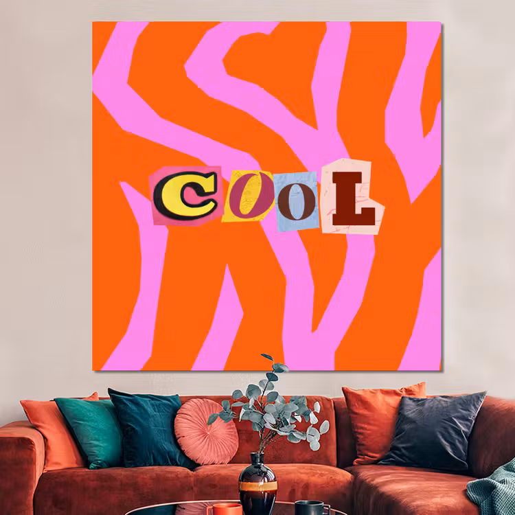 Forex - Zebraprint - Grafisch - COOL - Oranje — 3