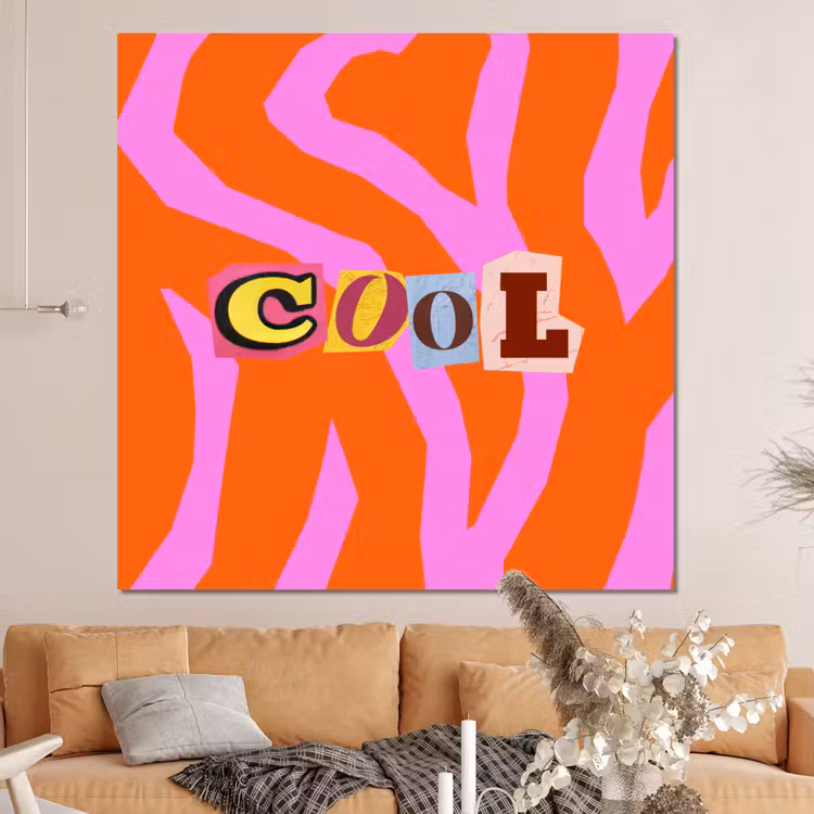 Forex - Zebraprint - Grafisch - COOL - Oranje — 4