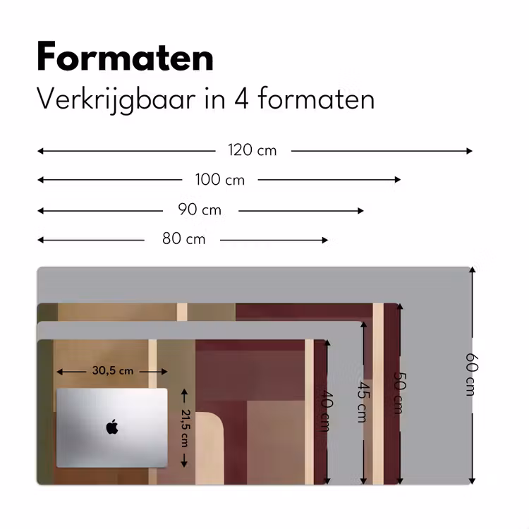 Bureau onderlegger - Abstracte Geometrische Vormen — 8
