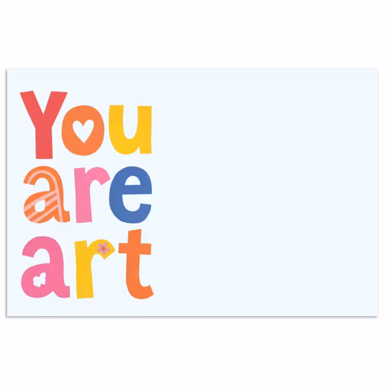 Poster - You are art - Kleurrijk - Grafisch — 1