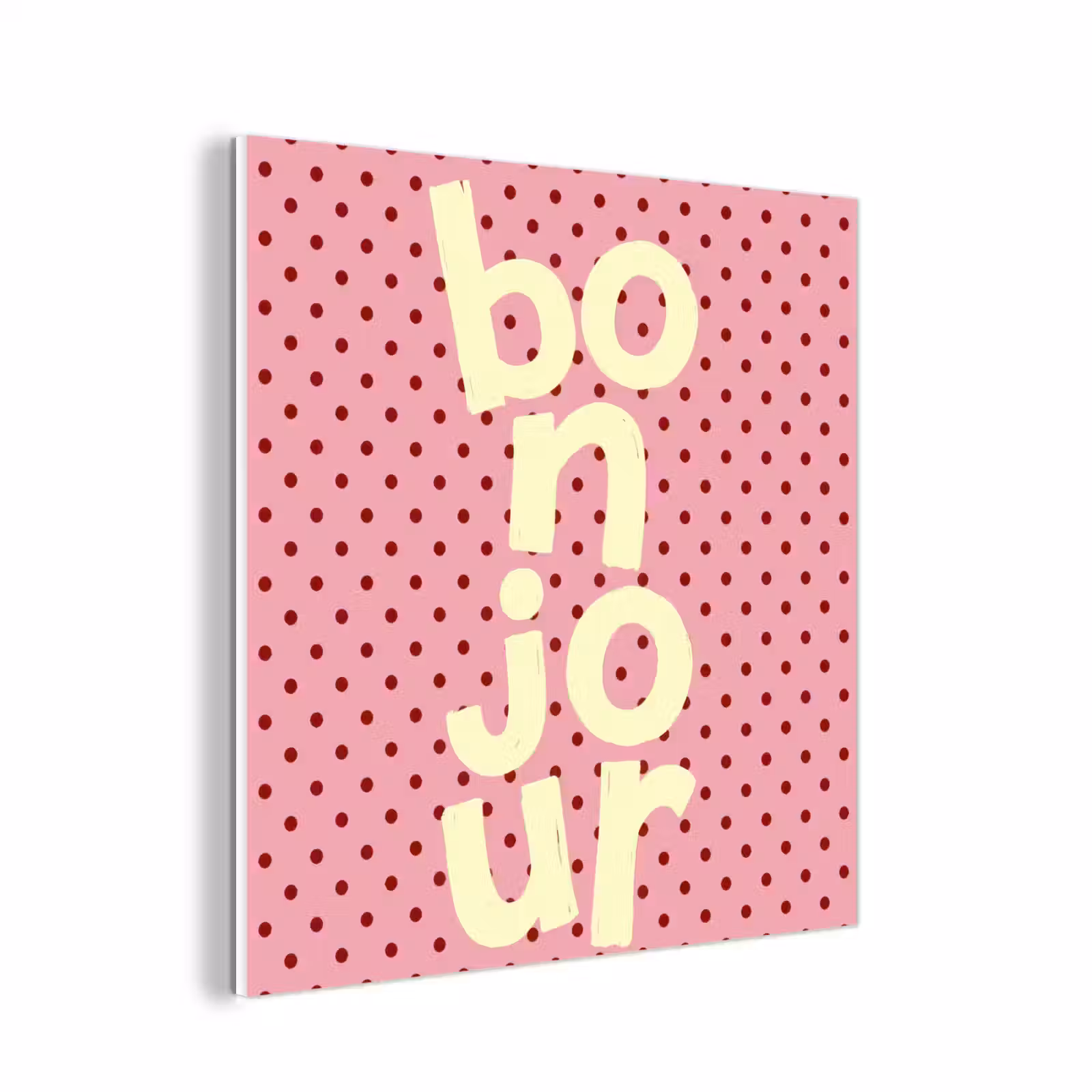 Forex - Bonjour - Stippen - Roze- Geel — 1