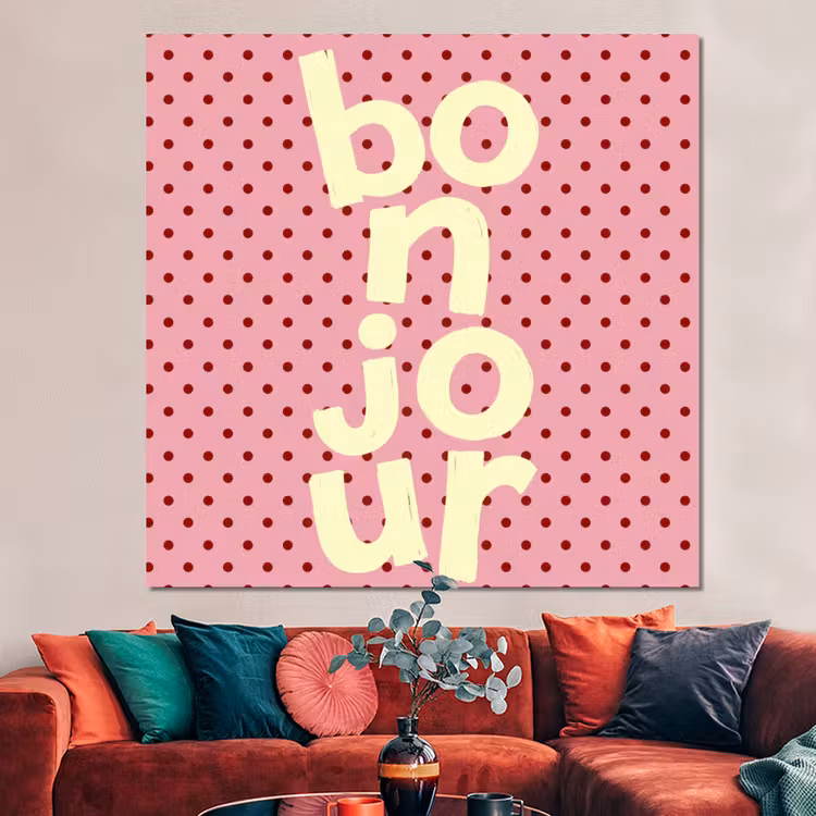 Forex - Bonjour - Stippen - Roze- Geel — 3