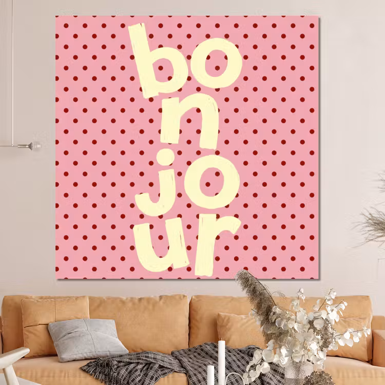 Forex - Bonjour - Stippen - Roze- Geel — 4