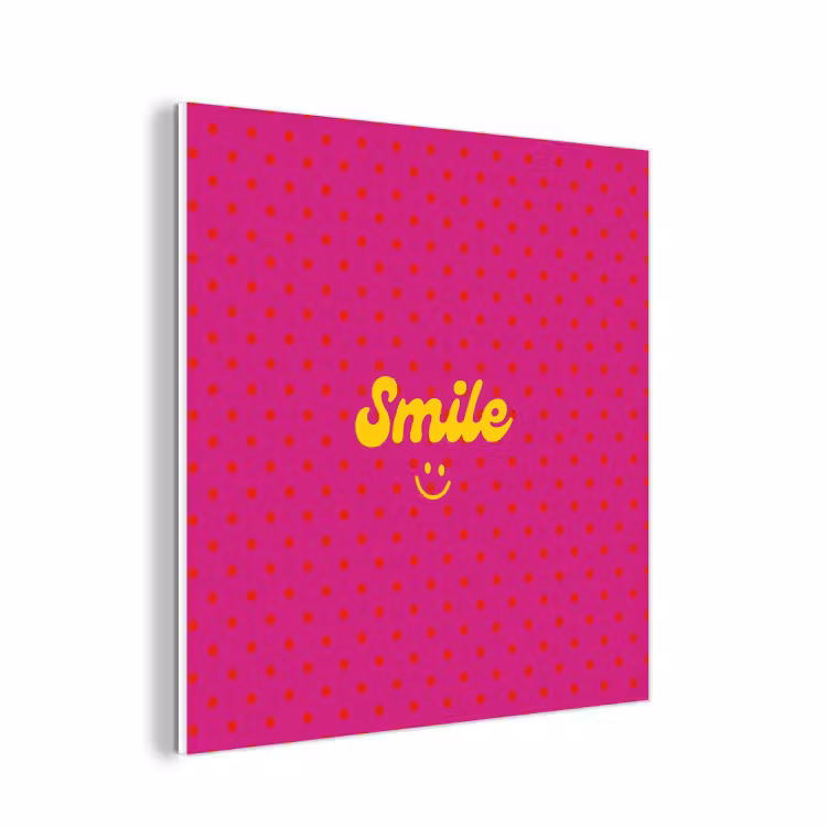 Forex - Smile - Stippen - Geel - Smiley - Roze — 1
