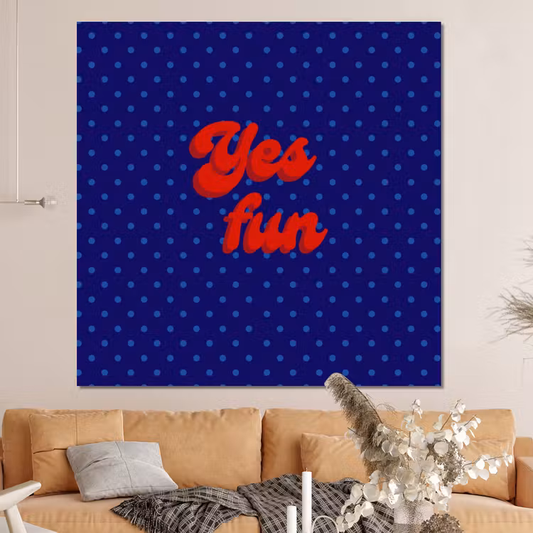 Forex - Yes fun - Rood - Blauw - Stippen — 4