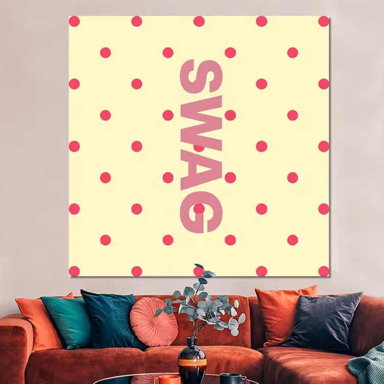 Forex - Swag - Roze - Stippen - Geel — 3
