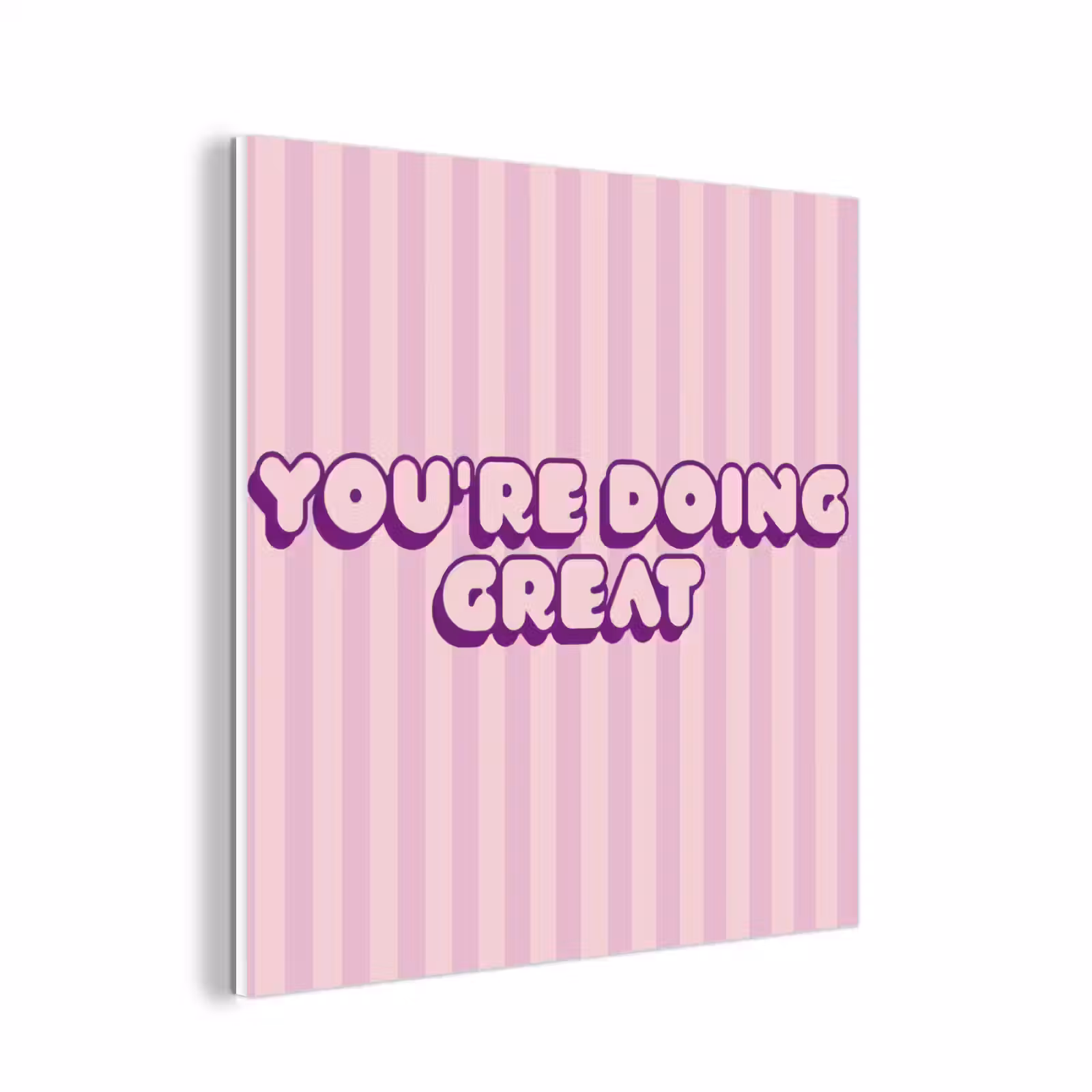 Forex - Paars - Strepen - You're doing great - Schaduw — 1