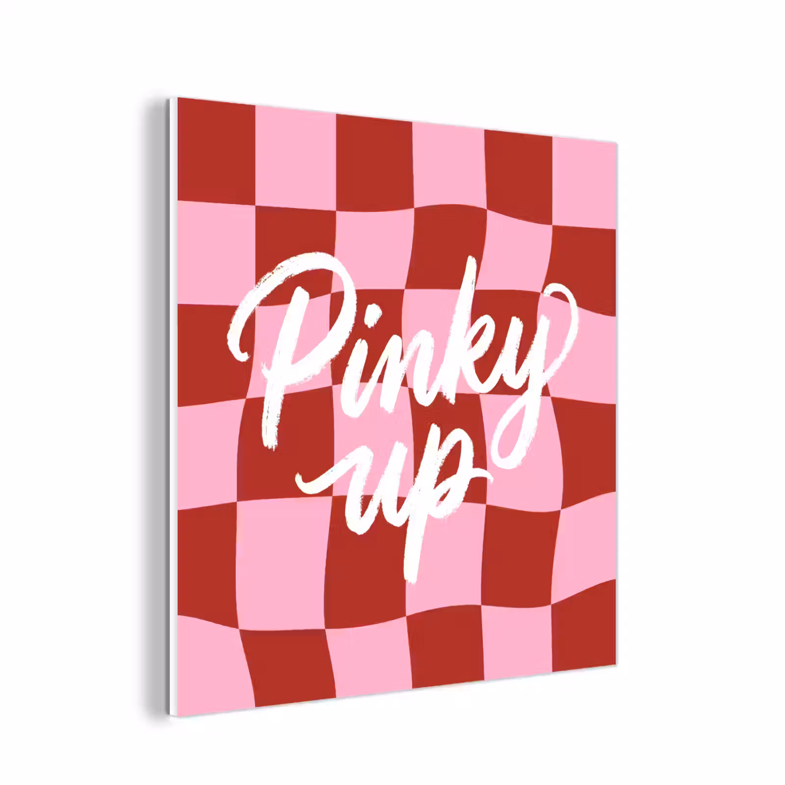 Forex - Pinky up - Geblokt - Bordeauxrood — 1