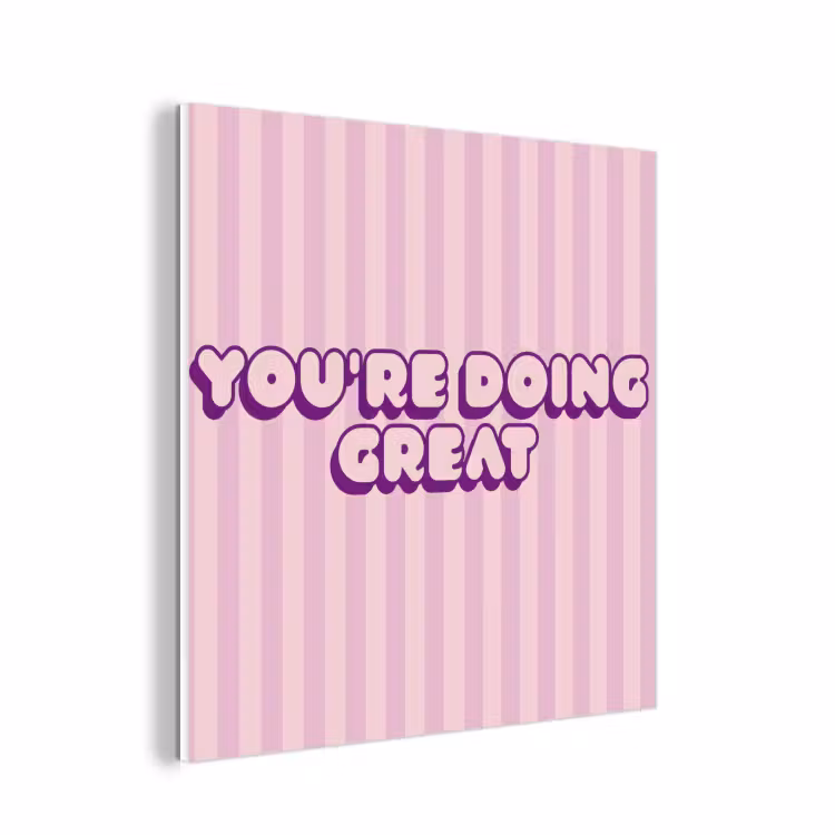 Forex - Paars - Strepen - You're doing great - Schaduw — 1
