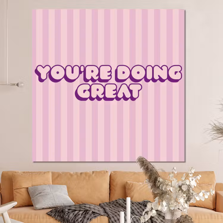 Forex - Paars - Strepen - You're doing great - Schaduw — 4