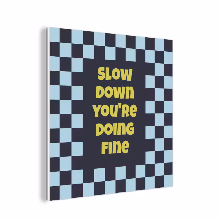 Forex - Patroon - Geblok - Blauw - Slow down you're doing fine — 1