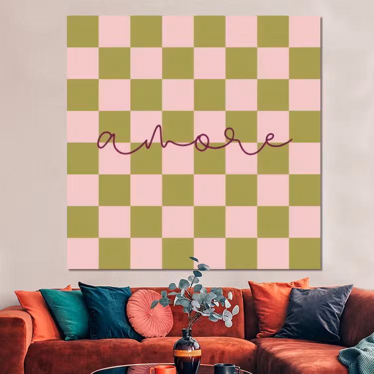 Forex - Patroon - Geblokt - Olijfgroen - Amore — 3
