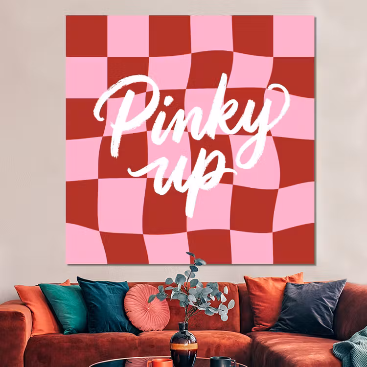 Forex - Pinky up - Geblokt - Bordeauxrood — 3