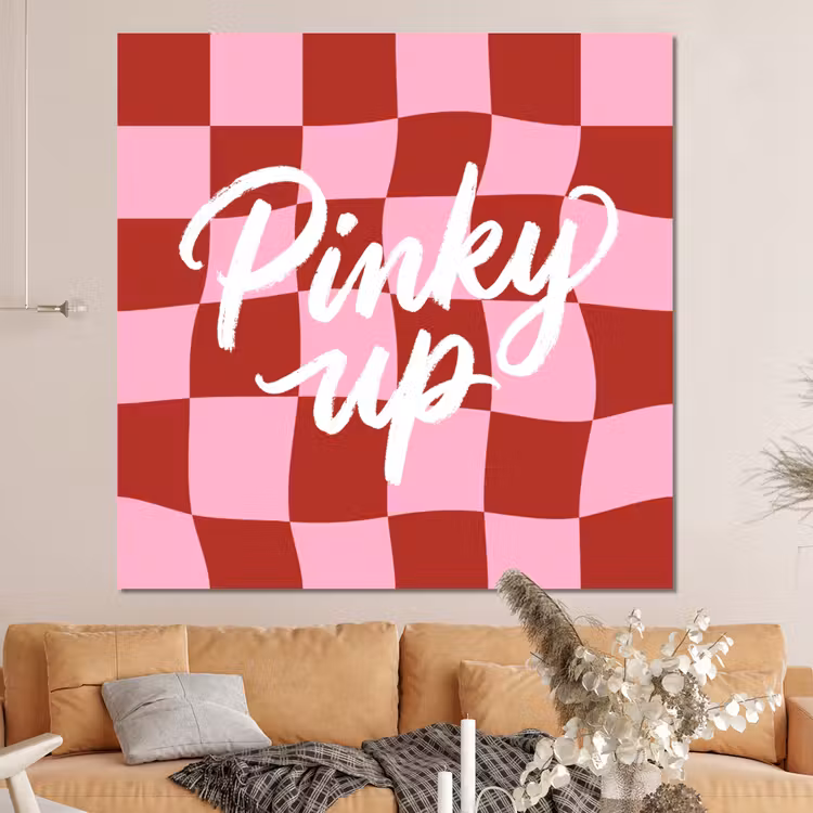 Forex - Pinky up - Geblokt - Bordeauxrood — 4