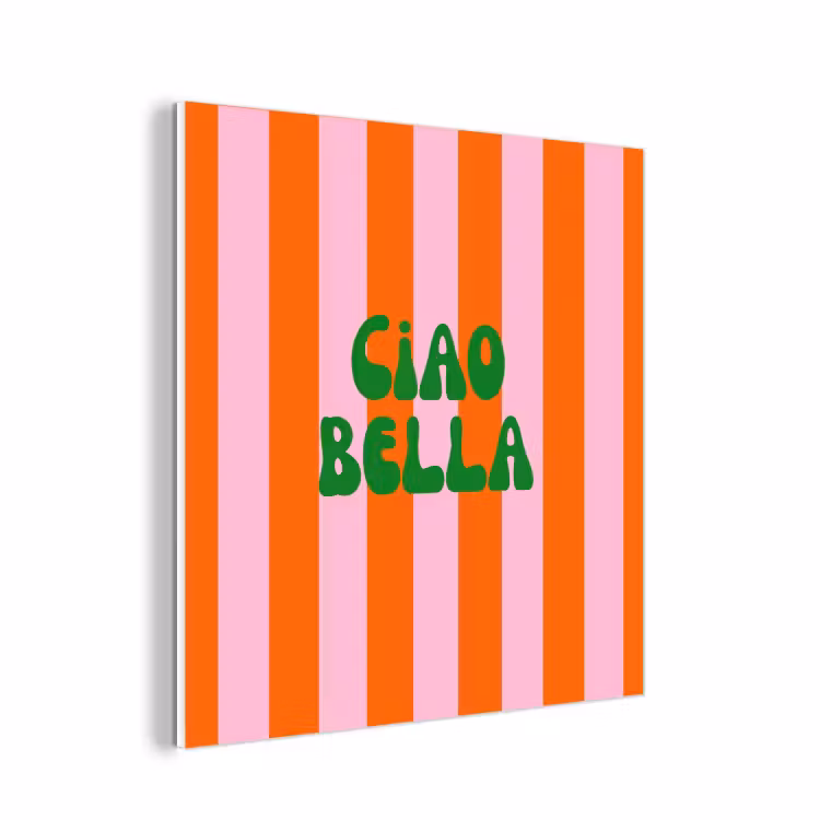 Forex - Strepen - Oranje - Verticaal - Ciao bella — 1