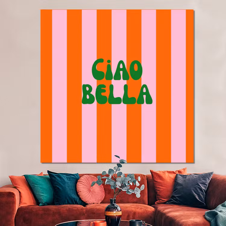 Forex - Strepen - Oranje - Verticaal - Ciao bella — 3