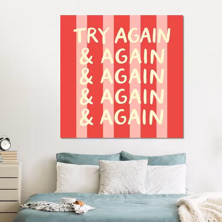 Forex - Strepen - Rood - Try again — 2