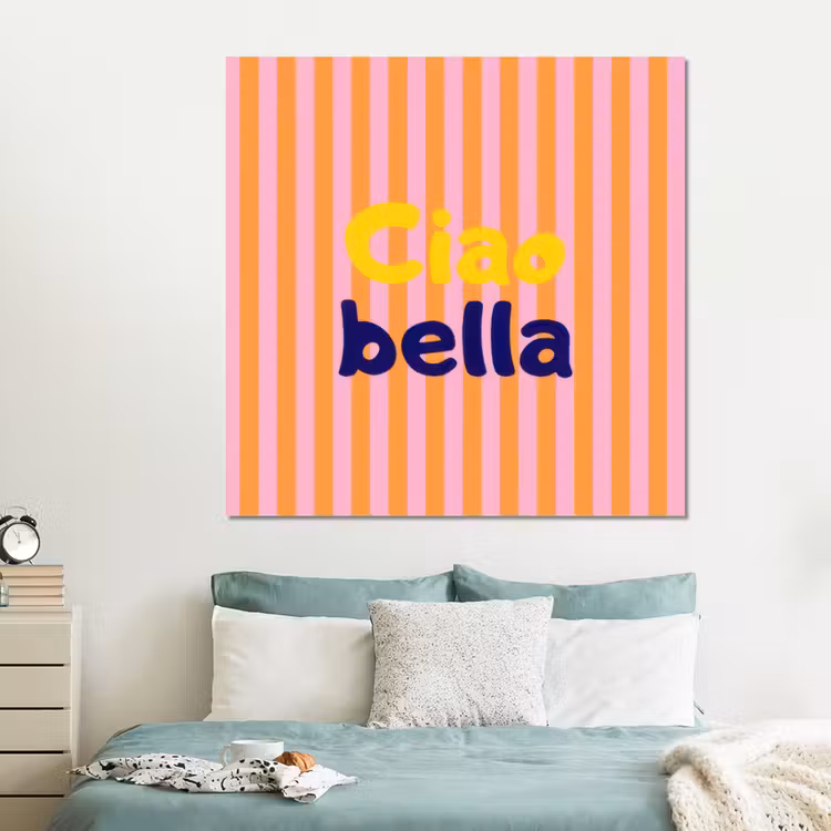 Forex - Verticaal - Strepen - Oranje - Ciao bella — 2