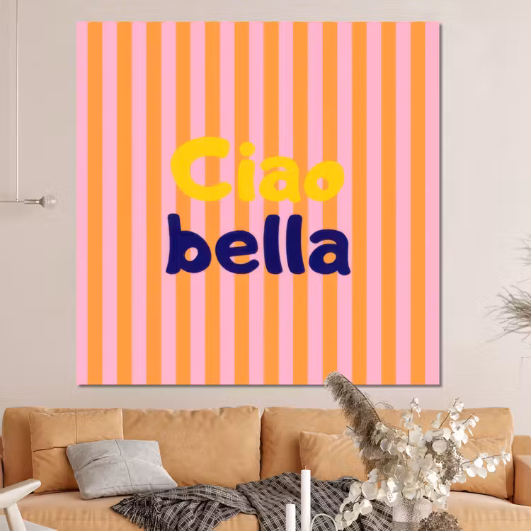 Forex - Verticaal - Strepen - Oranje - Ciao bella — 4