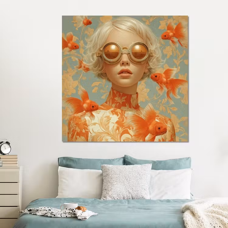 Forex - Goudvissen - Oranje - Vrouw - Blond — 2