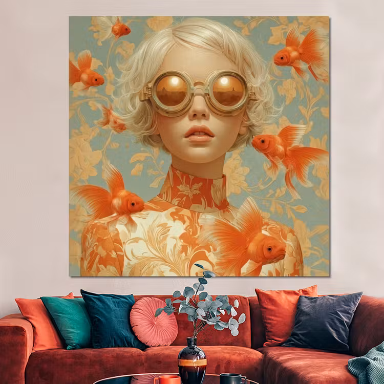 Forex - Goudvissen - Oranje - Vrouw - Blond — 3