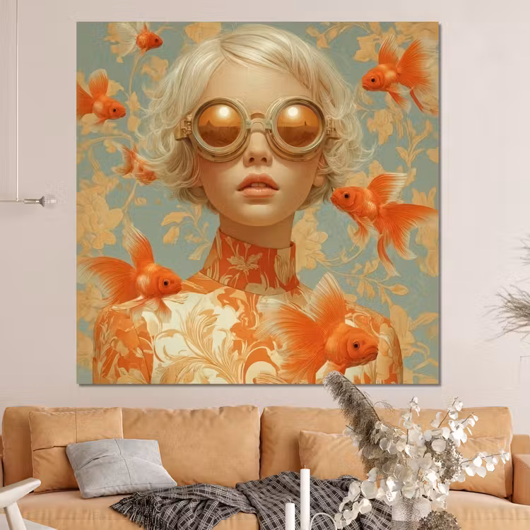 Forex - Goudvissen - Oranje - Vrouw - Blond — 4