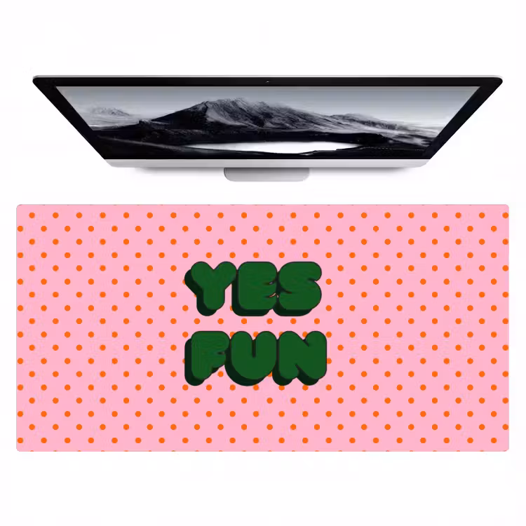 Bureau onderlegger - Yes Fun Stippen