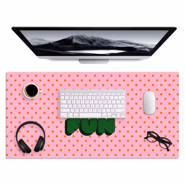 Bureau onderlegger - Yes Fun Stippen — 4