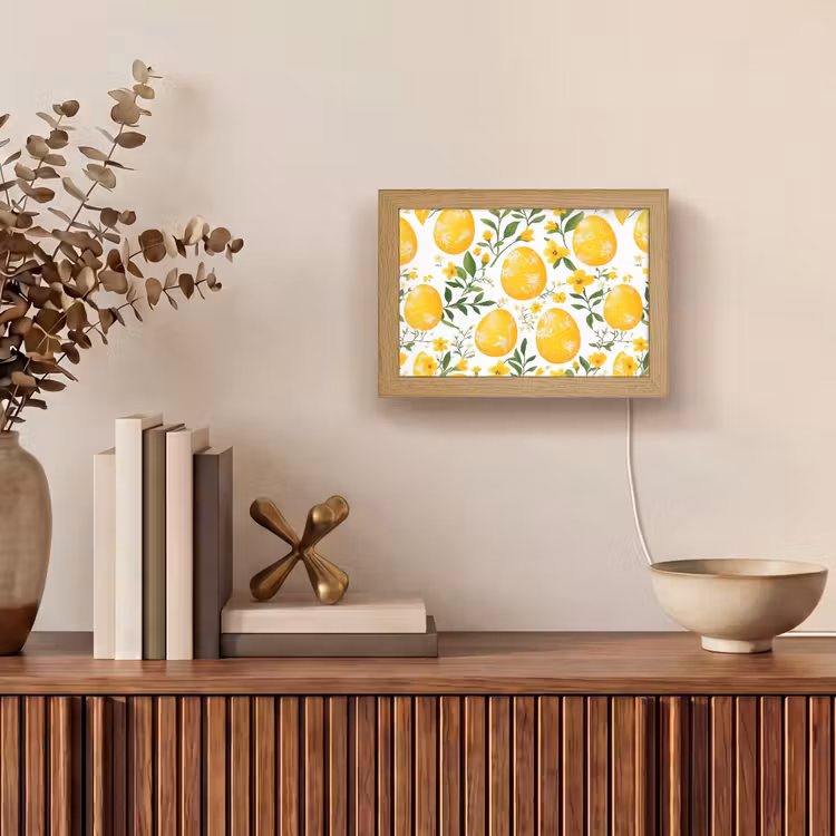 Lightbox - Wandlamp - Bloemen - Paaseieren - Geel — 4