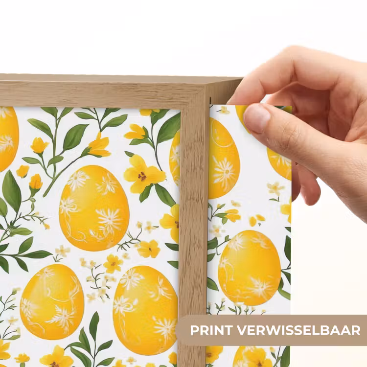 Lightbox - Wandlamp - Bloemen - Paaseieren - Geel — 6