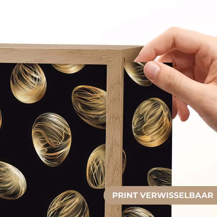 Lightbox - Wandlamp - Eieren - Goud - Patroon — 6