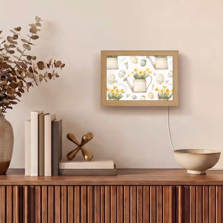 Lightbox - Wandlamp - Gieter - Bloemen - Eieren — 4