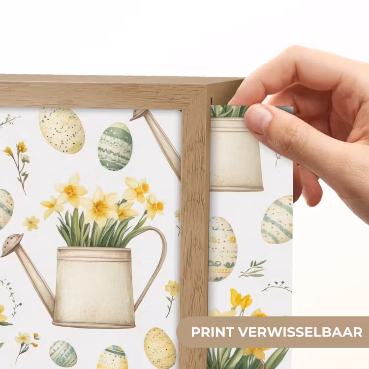 Lightbox - Wandlamp - Gieter - Bloemen - Eieren — 6
