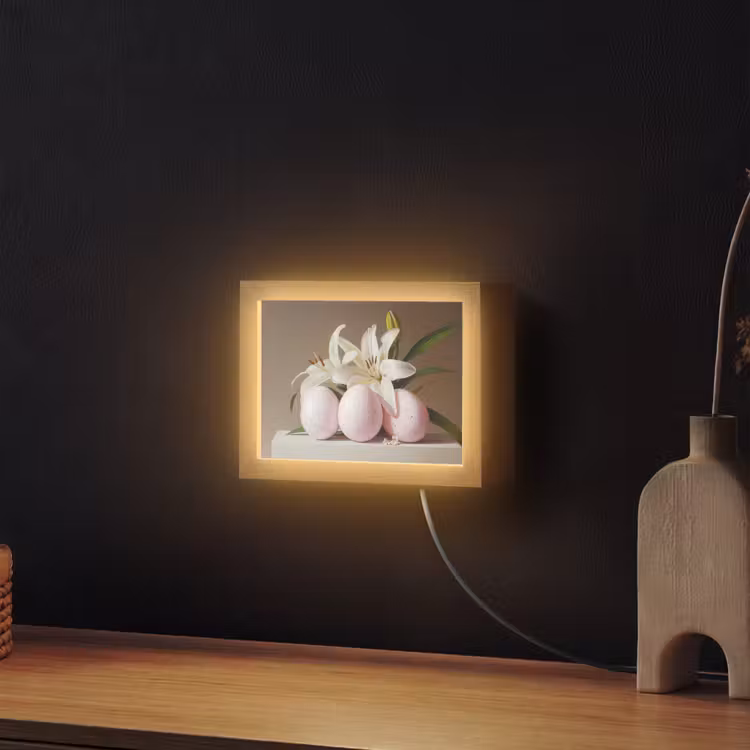 Lightbox - Wandlamp - Lelies - Eieren - Pasen — 2