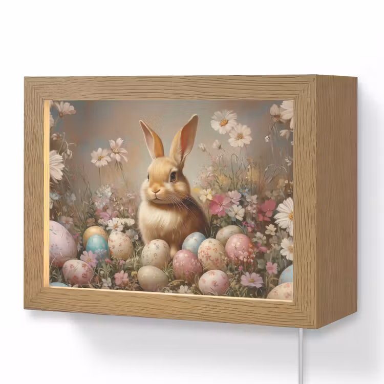Lightbox - Wandlamp - Paashaas - Lente - Paaseieren — 1