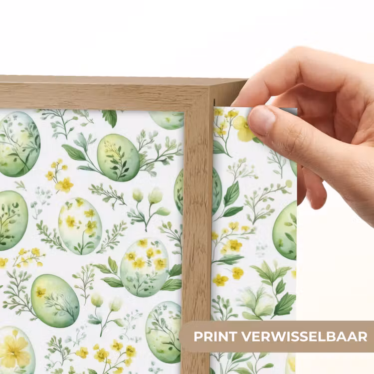 Lightbox - Wandlamp - Patroon - Groen - Eieren — 6