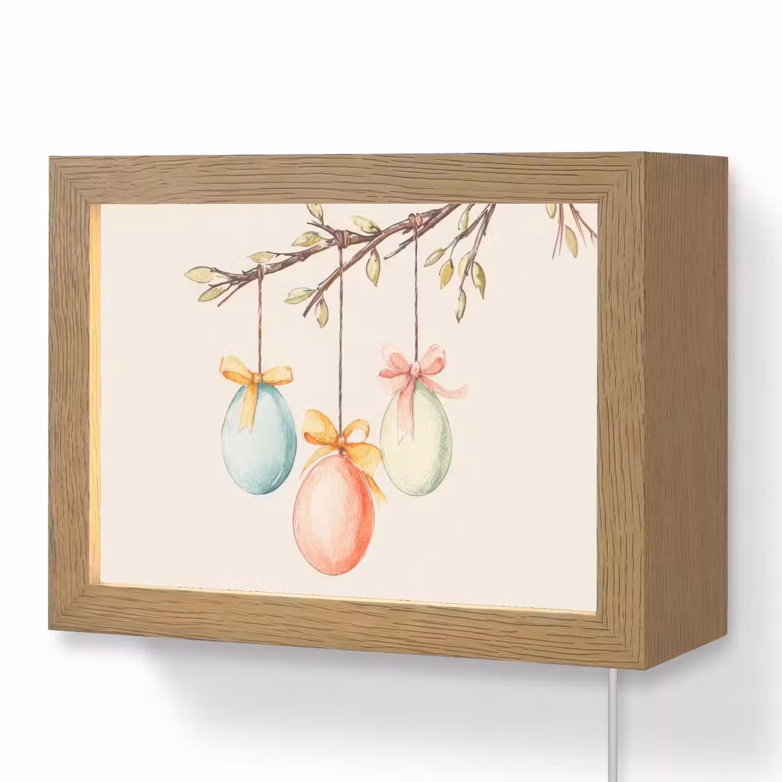 Lightbox - Wandlamp - Paastak - Strikje - Eieren — 1
