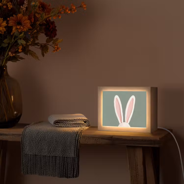 Lightbox - Wandlamp - Hazen - Oren - Roze — 5