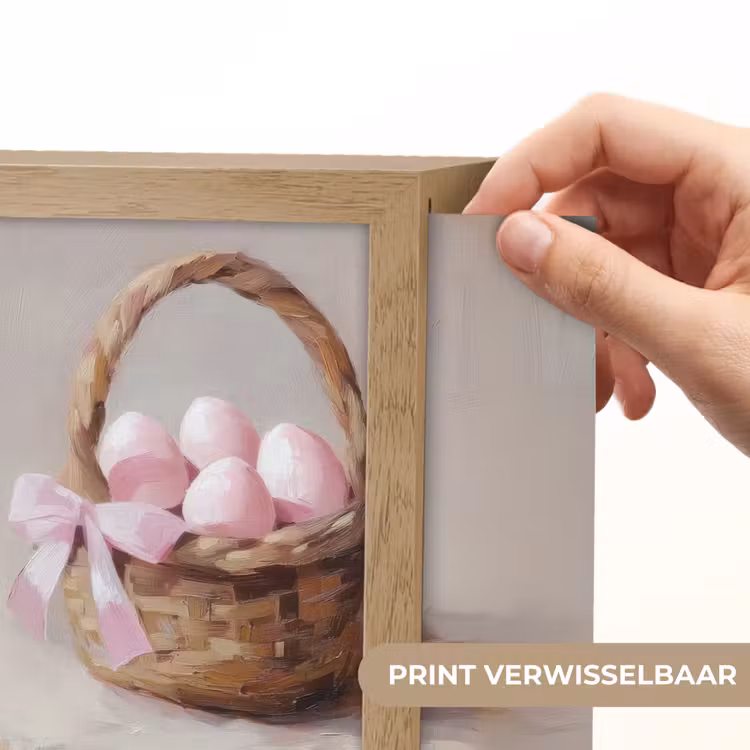 Lightbox - Wandlamp - Mand - Eieren - Roze — 6
