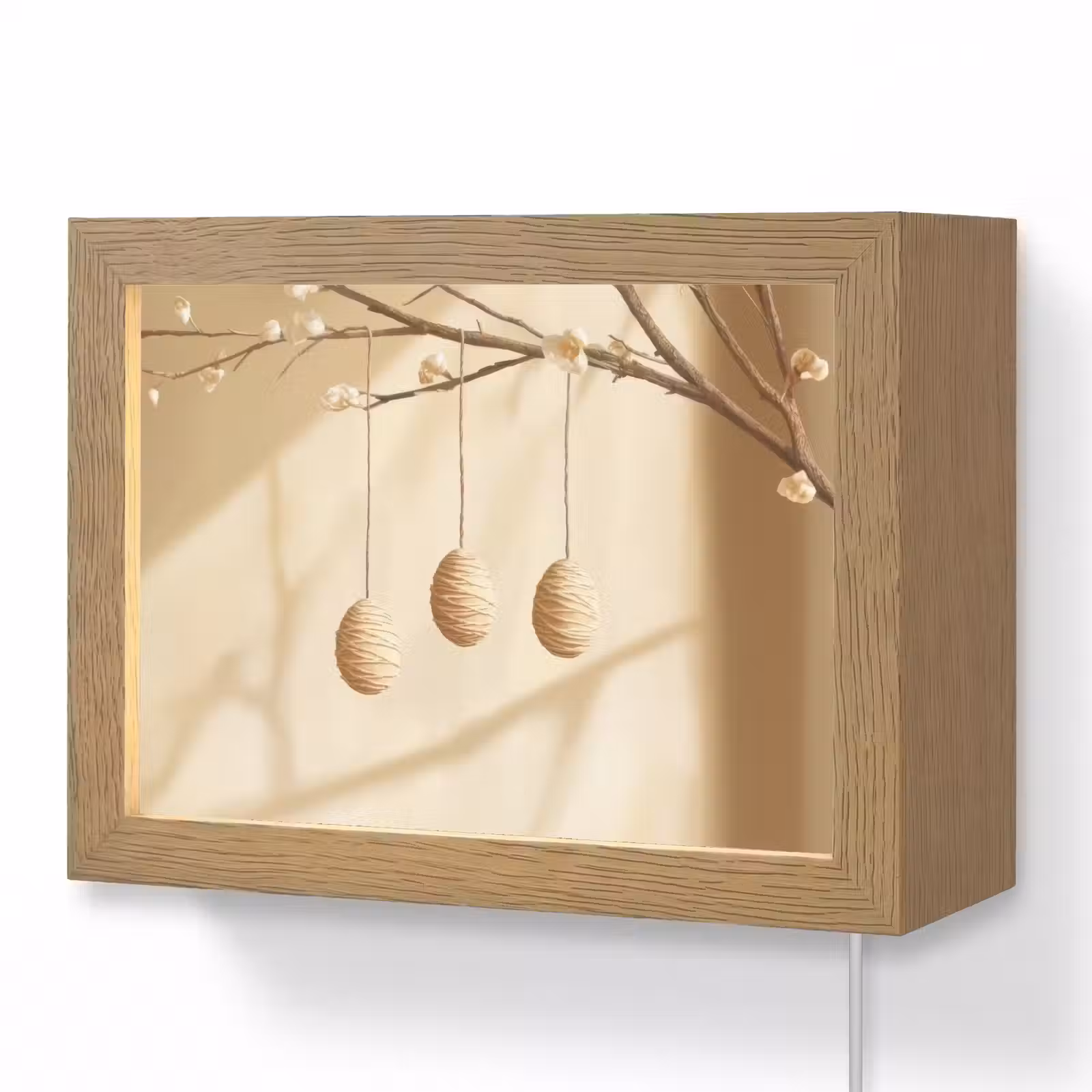 Lightbox - Wandlamp - Beige - Paastak - Eieren — 1