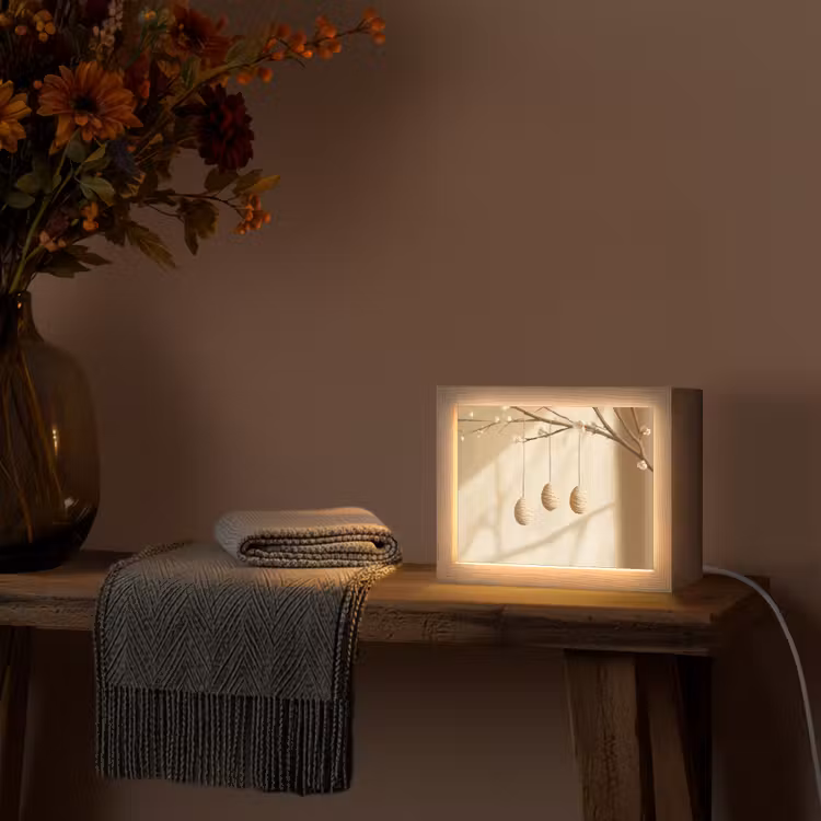 Lightbox - Wandlamp - Beige - Paastak - Eieren — 5