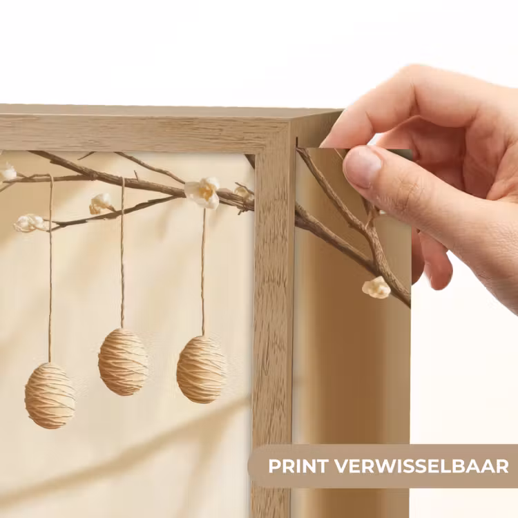 Lightbox - Wandlamp - Beige - Paastak - Eieren — 6
