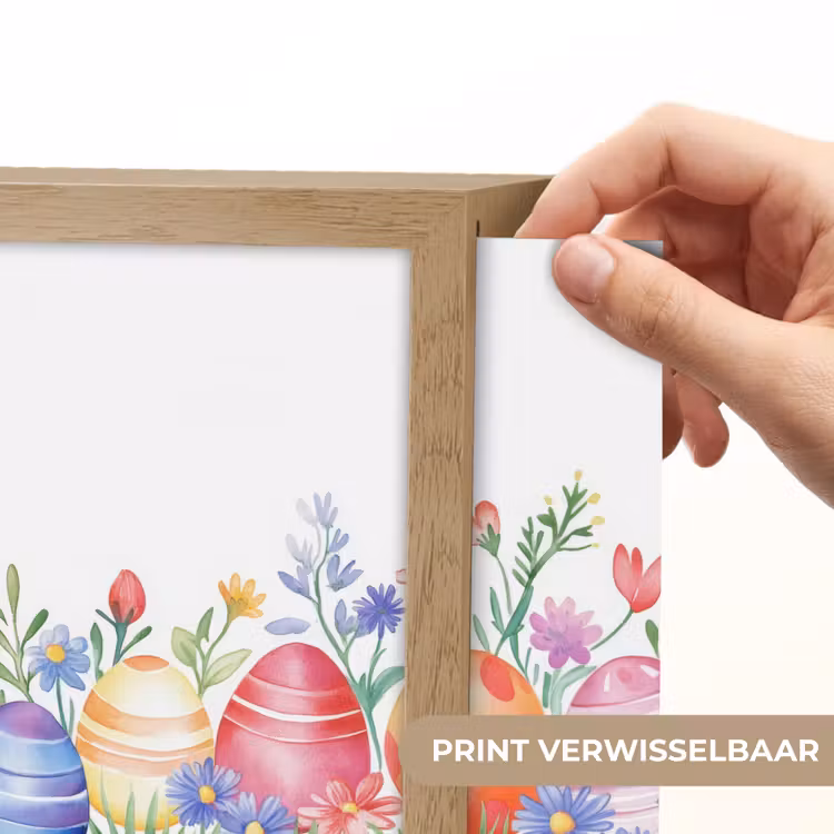 Lightbox - Wandlamp - Bloementuin - Kleurrijk - Eieren — 6