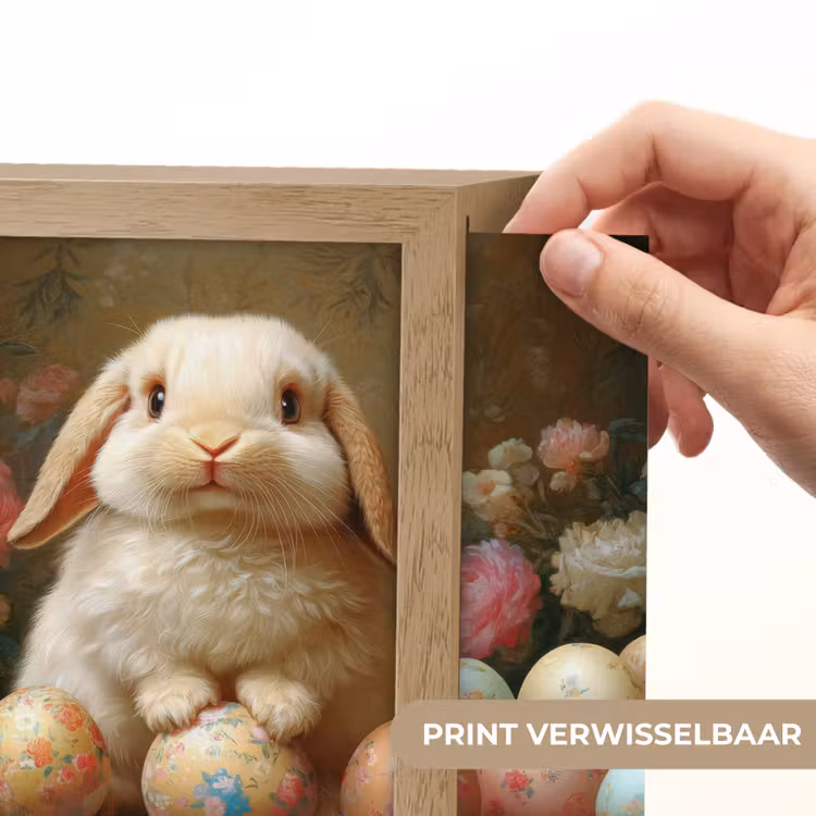 Lightbox - Wandlamp - Konijn - Paaseieren - Stilleven — 6