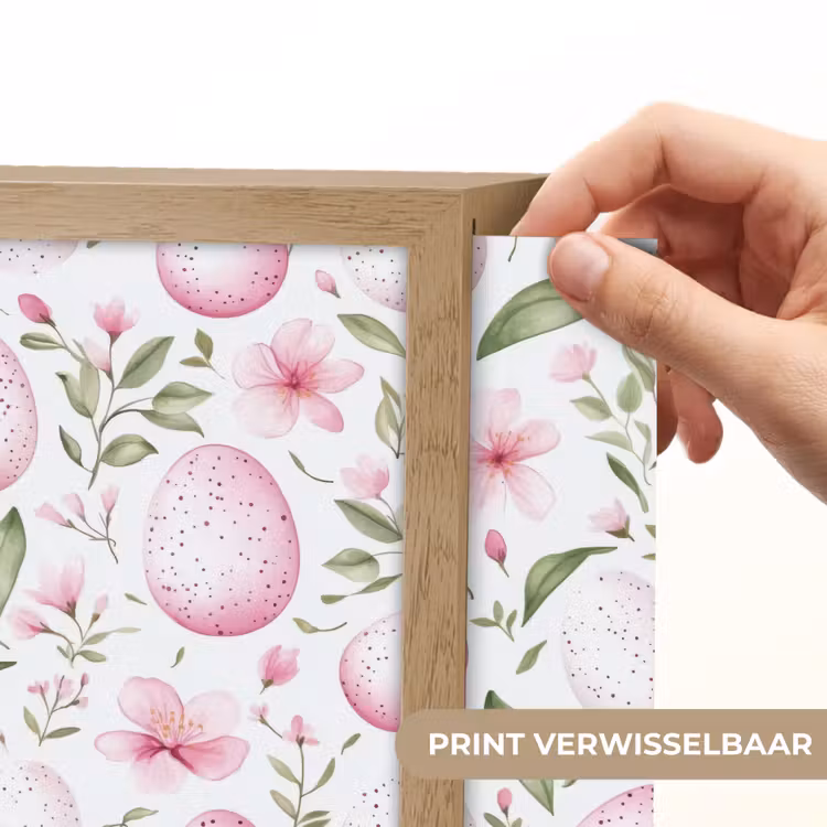 Lightbox - Wandlamp - Patroon - Eieren - Roze - Pasen — 6