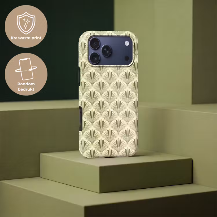 Telefoonhoesje Toughcase - Klassiek - Waaier - Groen — 7