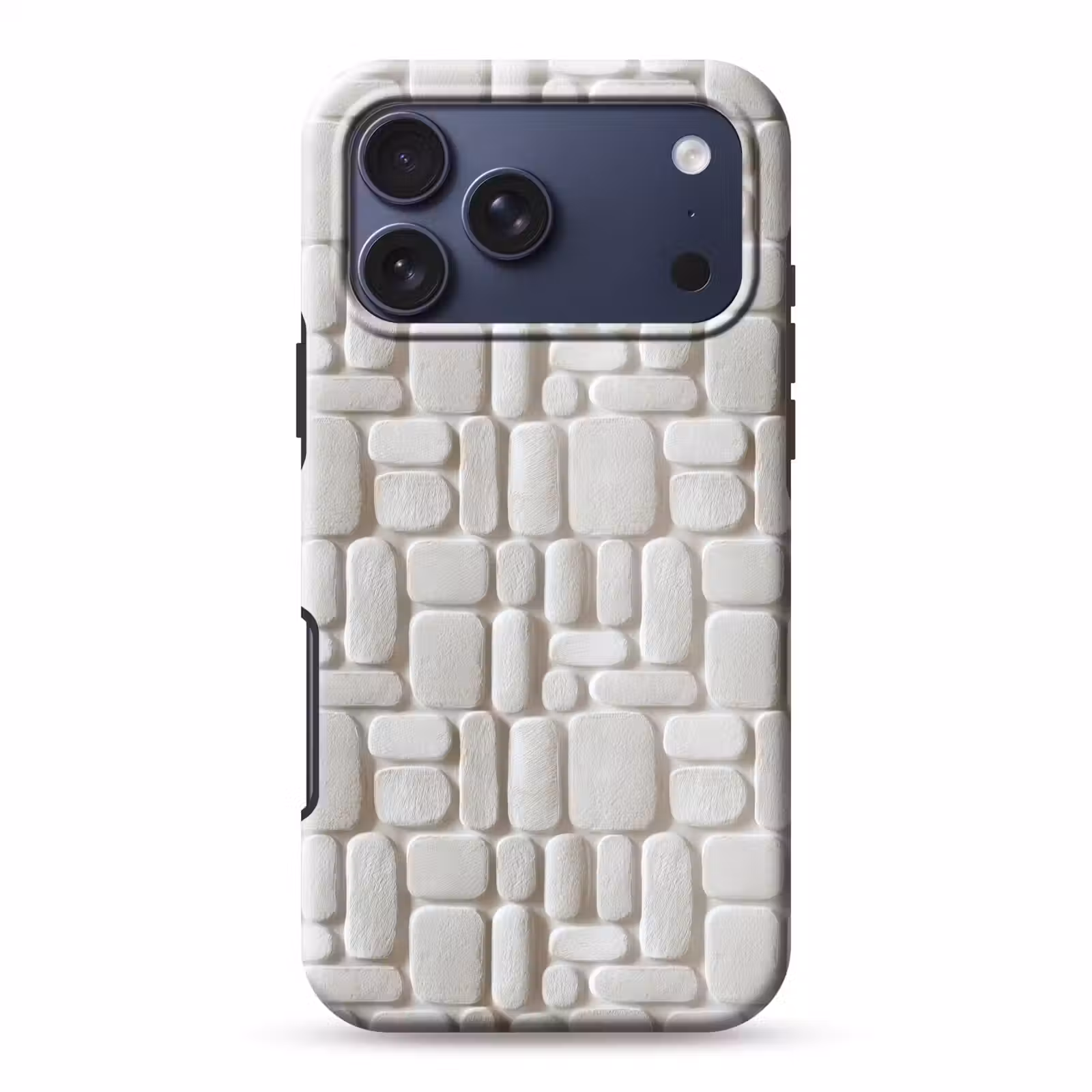 Telefoonhoesje Toughcase - Reliëf - Structuur - Wit — 1