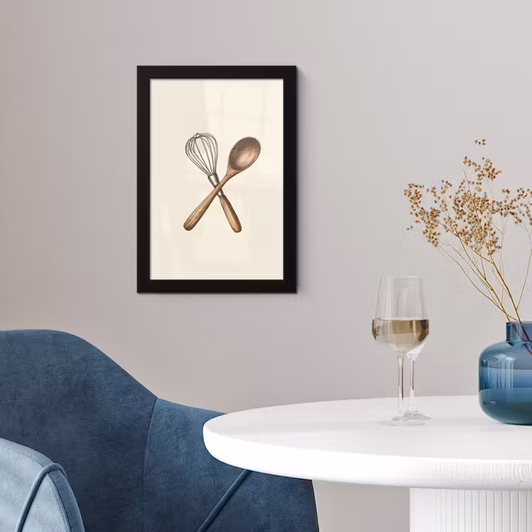 Poster met lijst - Garde - Hout - Beige — 4