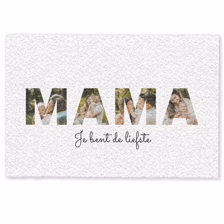 Gepersonaliseerde deurmat - Mama - Lettercollage — 1