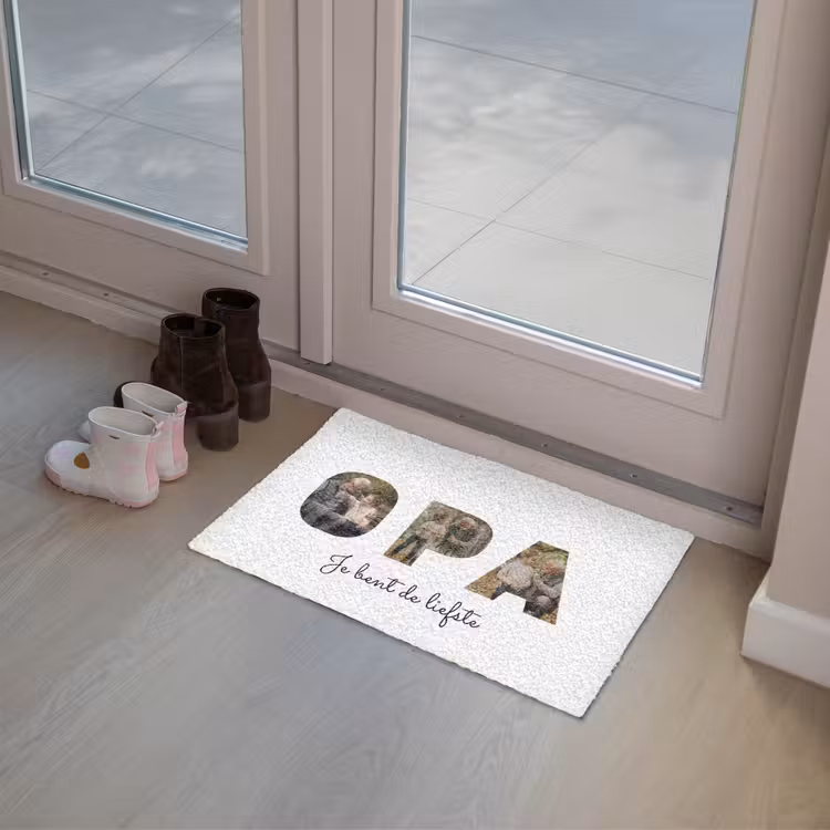 Gepersonaliseerde deurmat - Opa - Lettercollage — 8